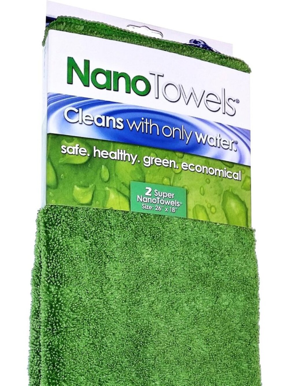 Supersized Nano Towels - Eco-Friendly, Chemical-Free All-Purpose Cleaning Wipes